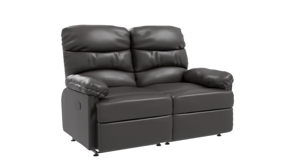 Comfortable Leather Loveseat Model - Professional 3D Model Render 10