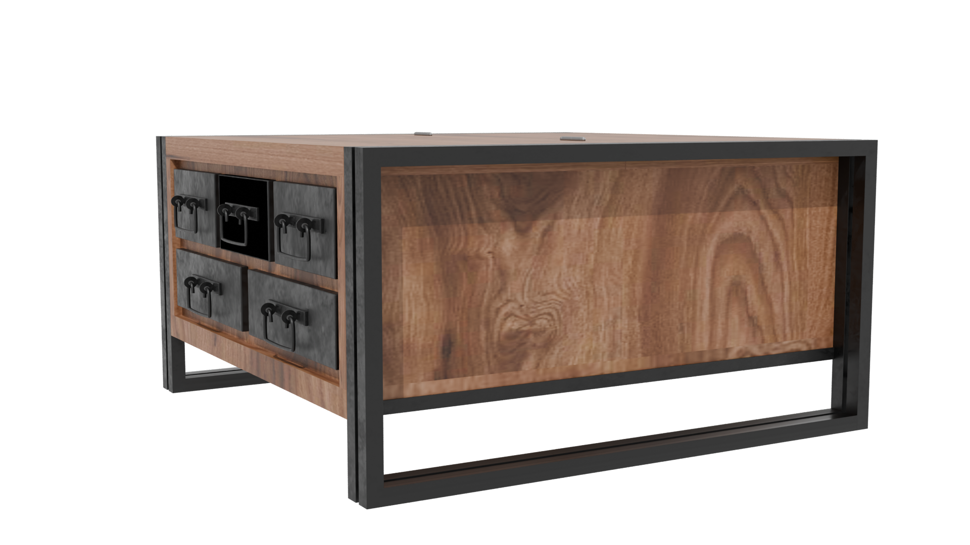 Stylish Modern Storage Table 3D - Professional 3D Model Render 13