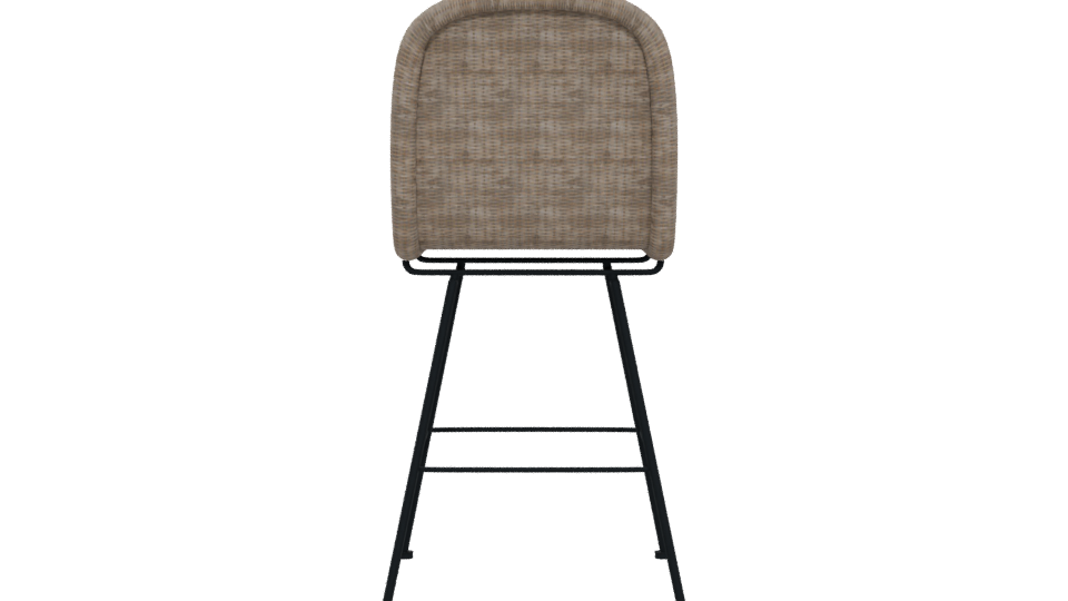 Stylish Modern Bar Stool 3D - Professional 3D Model Render 5