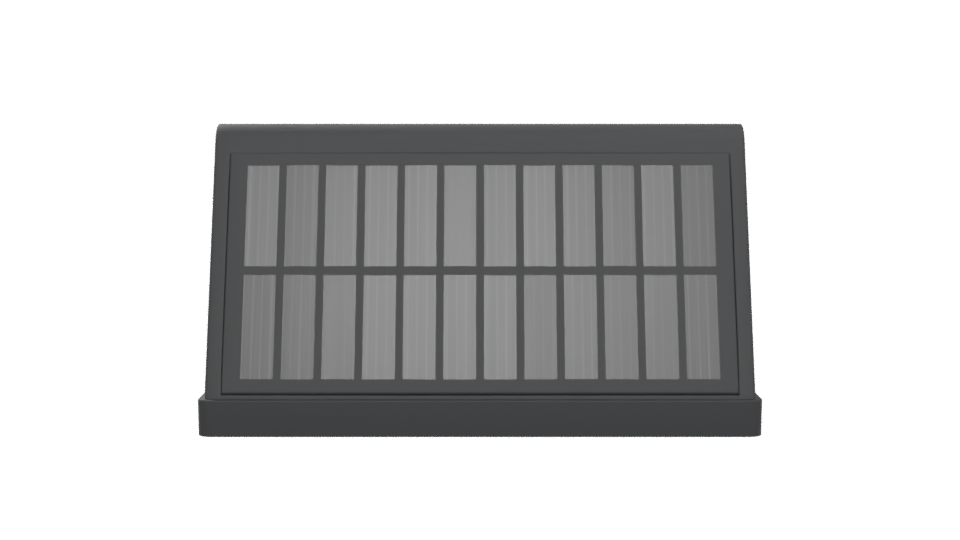 LED Security Light Model 3D - Professional 3D Model Render 5