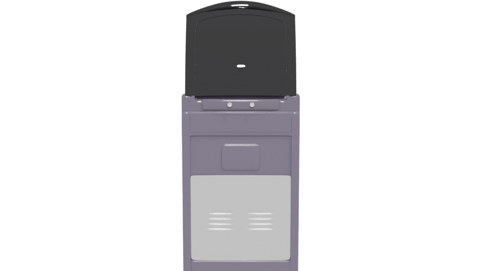 Stylish Top-Loading Washing Machine 3D - Professional 3D Model Render 5