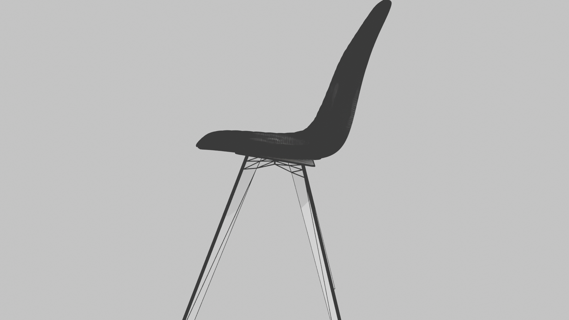 Stylish Textured Dining Chair Model - Professional 3D Model Render 13