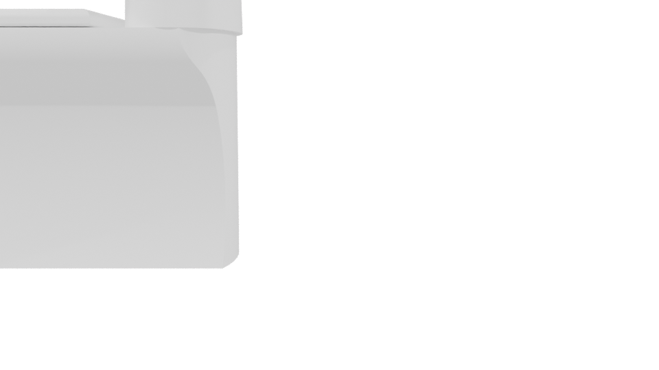 Stylish Modern Toilet 3D Model - Professional 3D Model Render 2