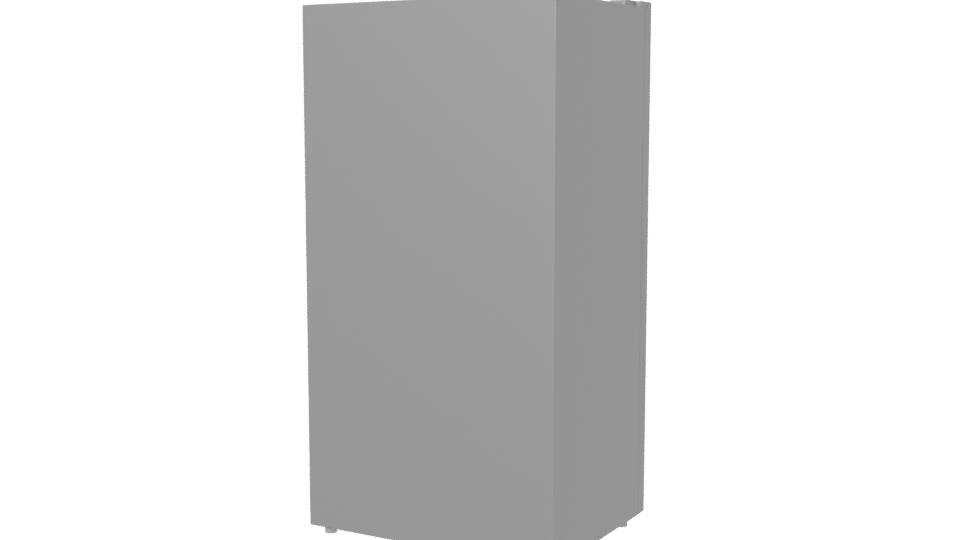 Stainless Steel Side By Side Refrigerator 3D - Professional 3D Model Render 6