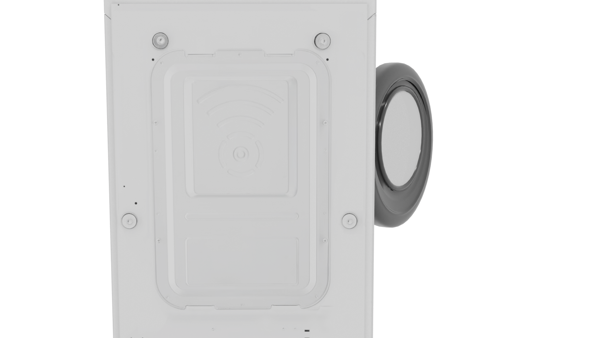 Realistic Washing Machine Model - Professional 3D Model Render 5