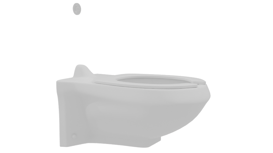 Sleek Modern Toilet 3D Model - Professional 3D Model Render 9