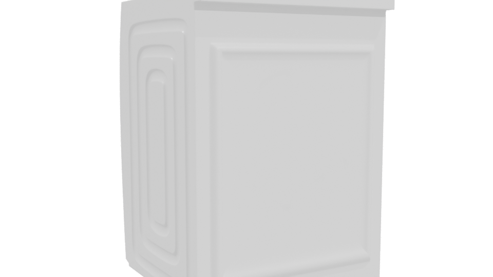 High-Efficiency Washing Machine Model - Professional 3D Model Render 4