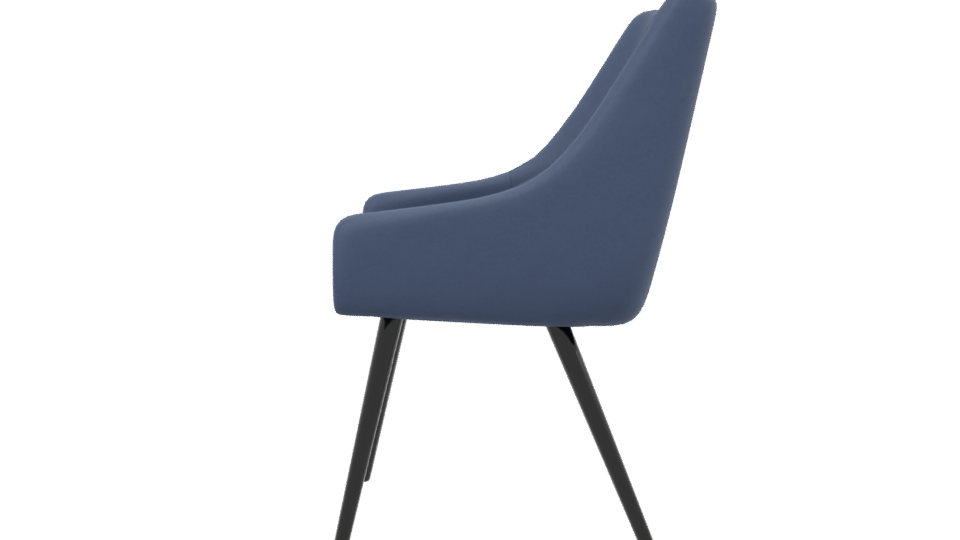 Contemporary Fabric Chair 3D Model - Professional 3D Model Render 2