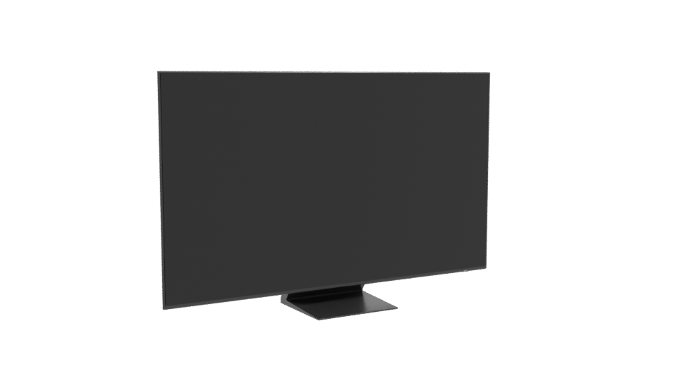 Sleek Modern TV Display 3D - Professional 3D Model Render 10