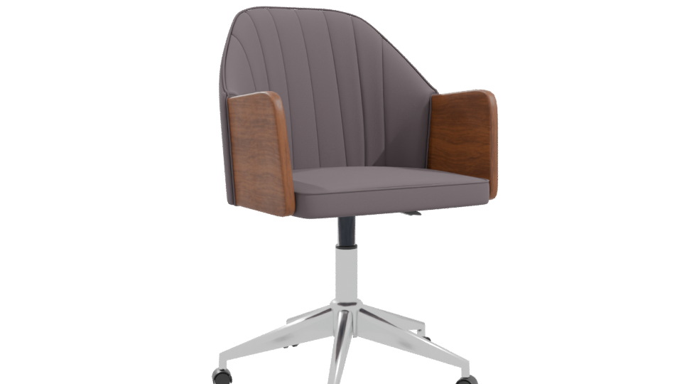 Stylish Modern Office Chair 3D - Professional 3D Model Render 10