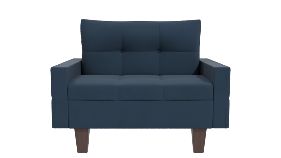 Stylish Modern Loveseat 3D Model - Professional 3D Model Render 11