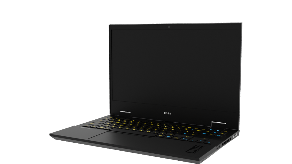 Modern Minimalist Laptop 3D Model - Professional 3D Model Render 12