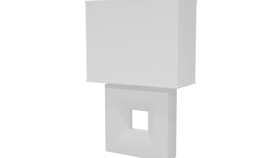 Contemporary Table Lamp 3D Model - Professional 3D Model Render 6