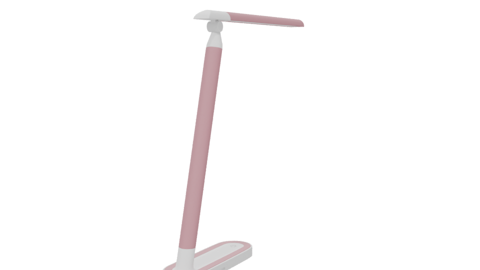 Pink LED Desk Lamp 3D Model - Professional 3D Model Render 6