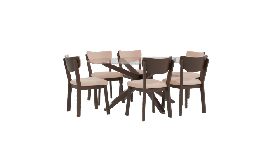 Elegant Modern Dining Set 3D Model - Professional 3D Model Render 10
