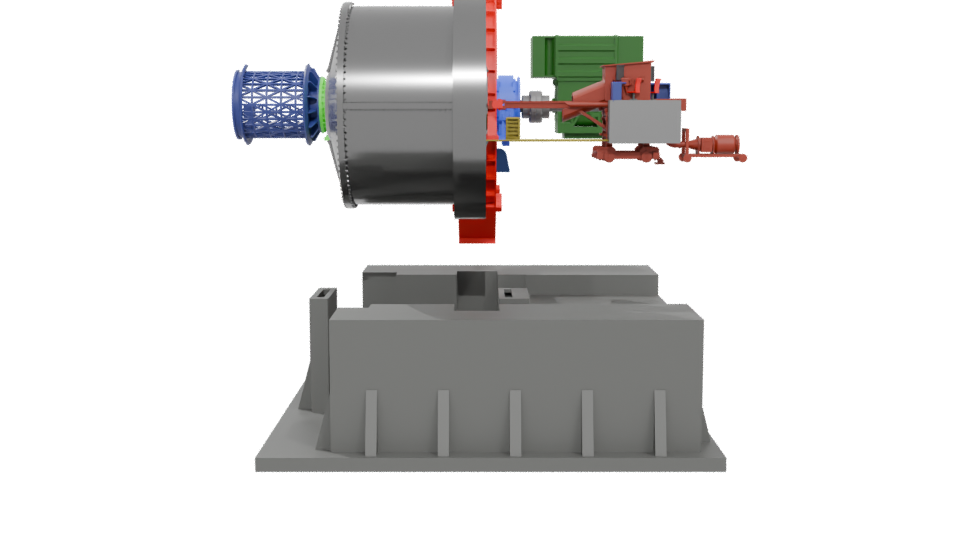 Industrial Machine Model 3D - Professional 3D Model Render 5
