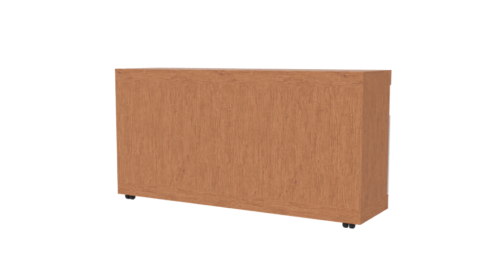 Stylish Wooden TV Stand 3D - Professional 3D Model Render 6
