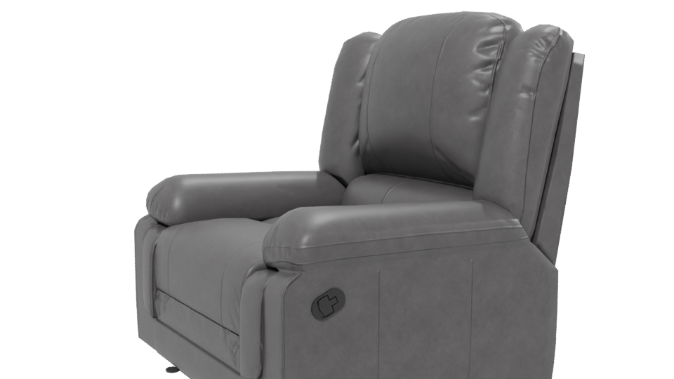 Stylish Reclining Chair Model - Professional 3D Model Render 13