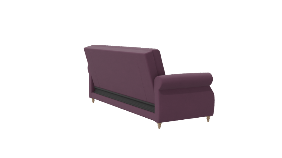 Elegant Purple Sofa 3D Model - Professional 3D Model Render 7