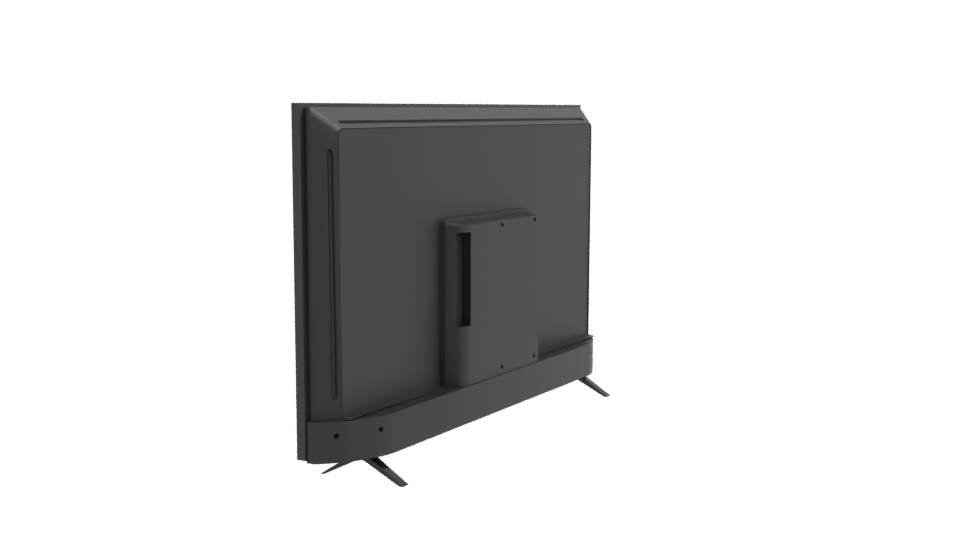 Sleek Modern Flat Screen TV 3D - Professional 3D Model Render 3