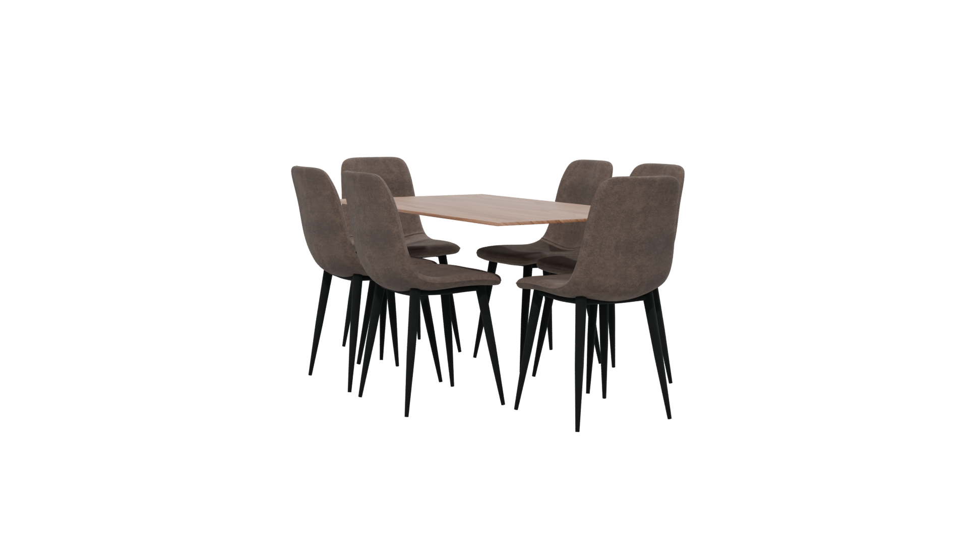 Stylish Modern Dining Set 3D - Professional 3D Model Render 13