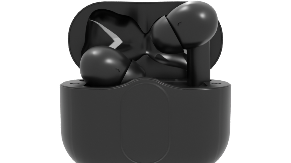 Stylish Wireless Earbuds Case 3D - Professional 3D Model Render 11