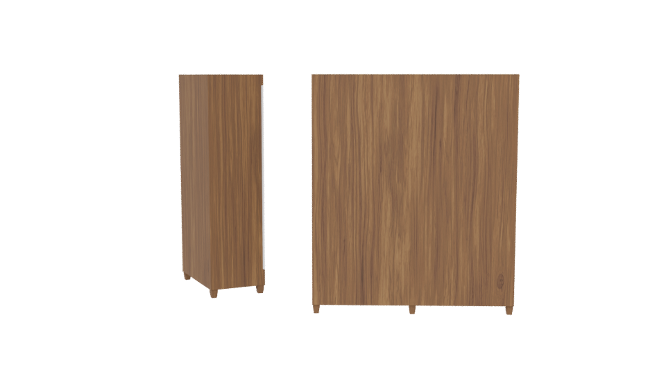 Stylish Wooden Wardrobe Set 3D - Professional 3D Model Render 6