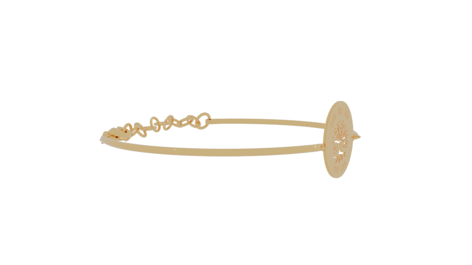 Inspirational Tree of Life Bracelet 3D Model - Professional 3D Model Render 9