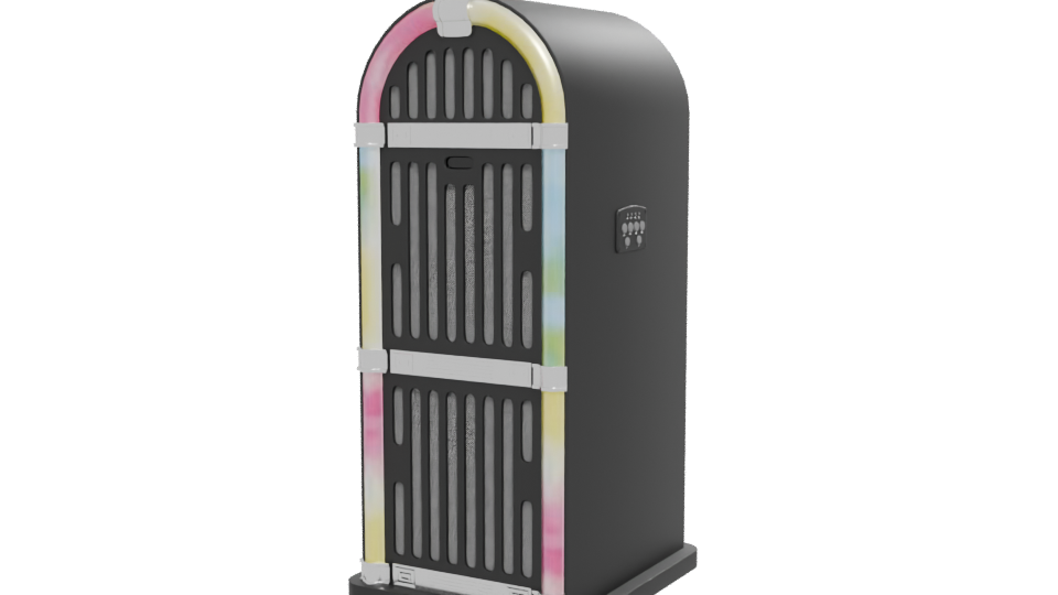 Colorful Interactive Playgate Model - Professional 3D Model Render 12