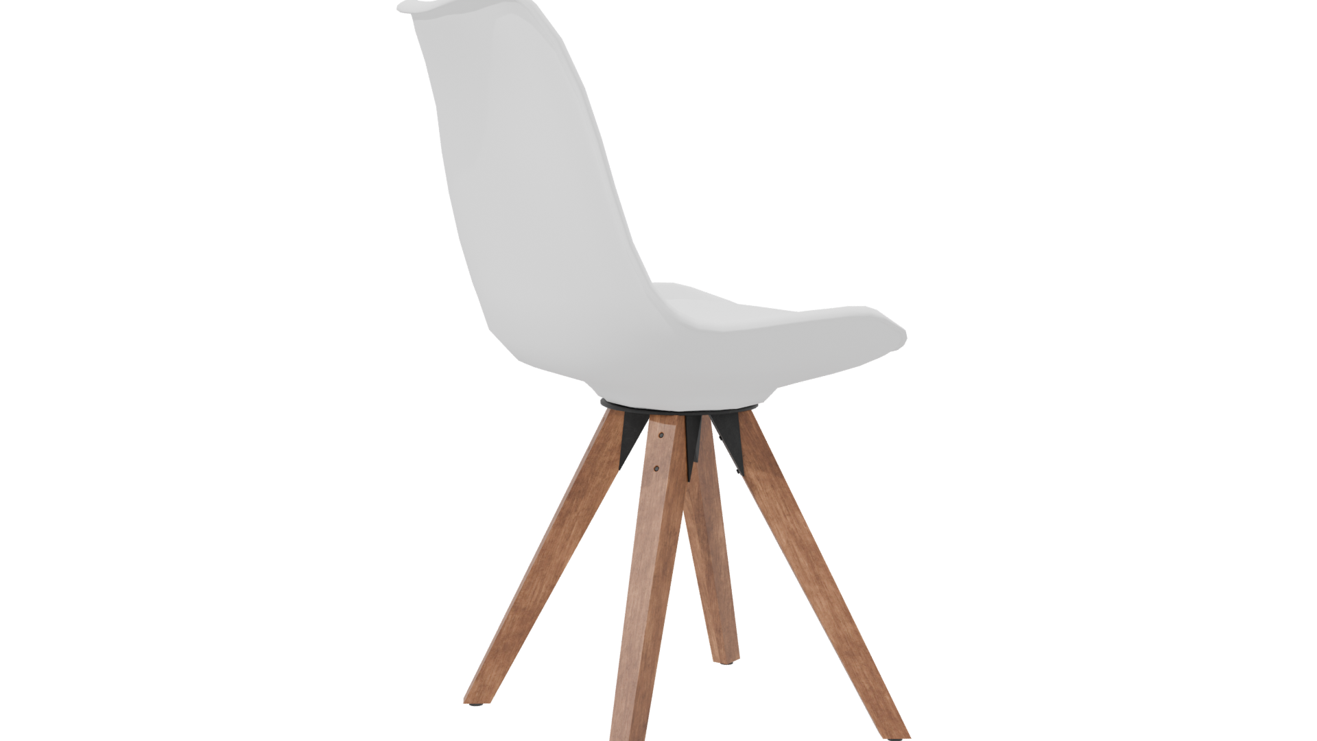 Modern White Chair 3D Model - Professional 3D Model Render 7