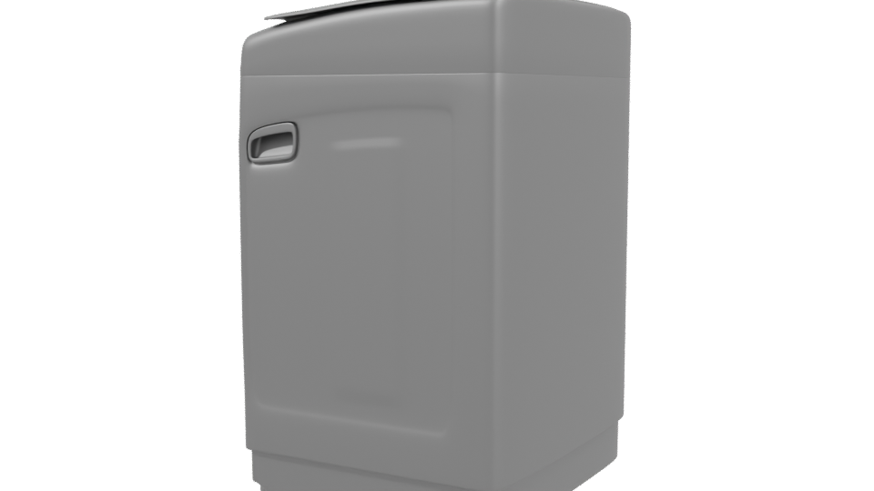 Stylish Household Trash Bin 3D - Professional 3D Model Render 3