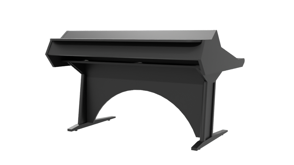 Stylish Modern Work Desk 3D - Professional 3D Model Render 6