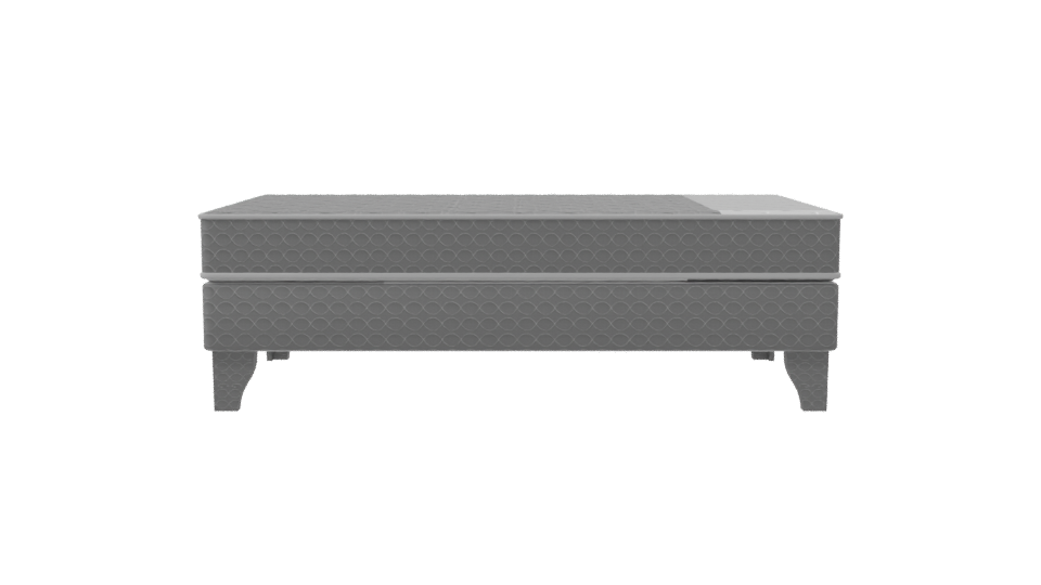 Stylish Modern Bed 3D Model - Professional 3D Model Render 8