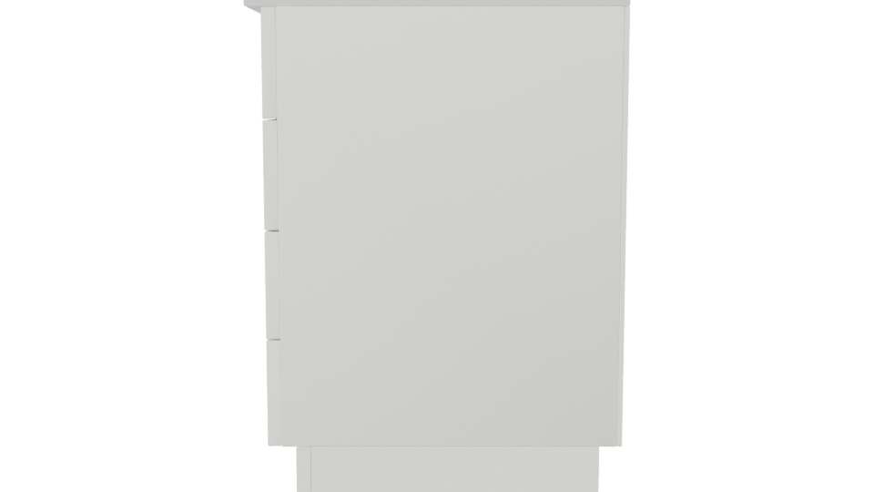 Modern Chest of Drawers 3D Model - Professional 3D Model Render 2