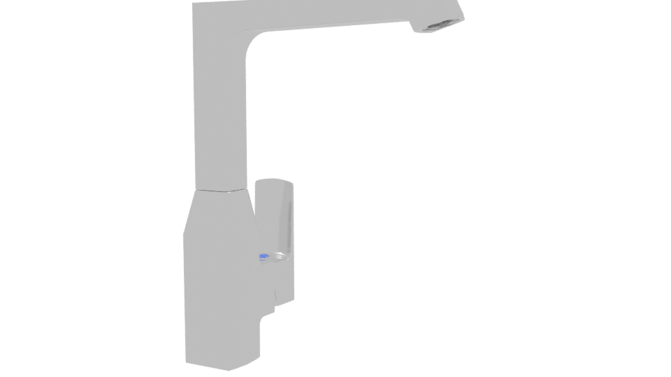 Metallic Robotic Arm Model - Professional 3D Model Render 9