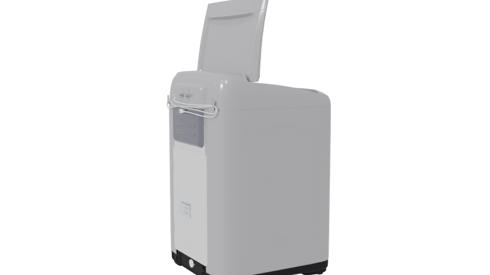 Modern Household Washing Machine 3D - Professional 3D Model Render 7