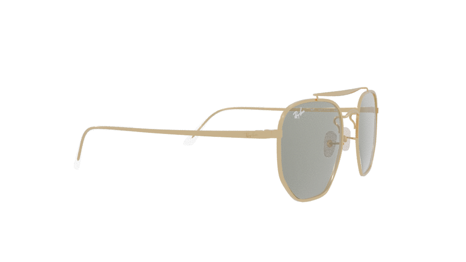 Ray-Ban Round Gold Sunglasses 3D - Professional 3D Model Render 9