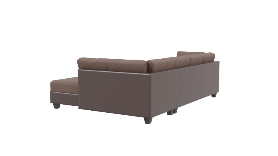 Stylish Sectional Sofa 3D Model - Professional 3D Model Render 3