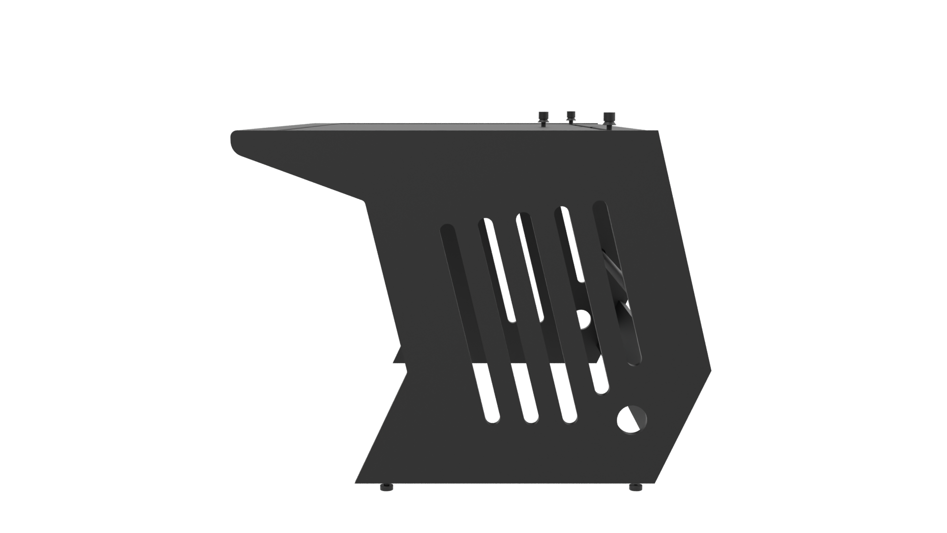 Maestro TELA 40 Black Table 3D - Professional 3D Model Render 2