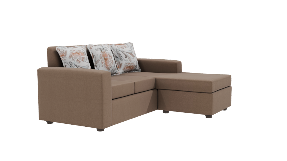 Stylish Modular Sofa 3D Model - Professional 3D Model Render 9