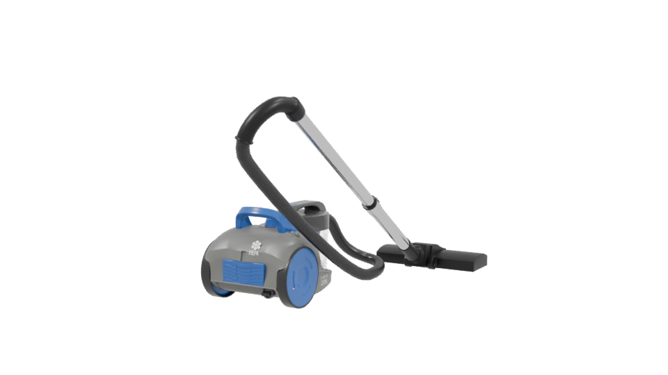 Compact Vacuum Cleaner 3D Model - Professional 3D Model Render 3