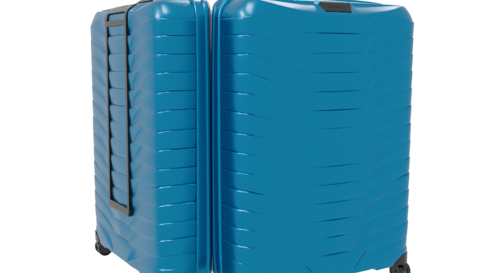 Stylish Hardshell Luggage Model - Professional 3D Model Render 7