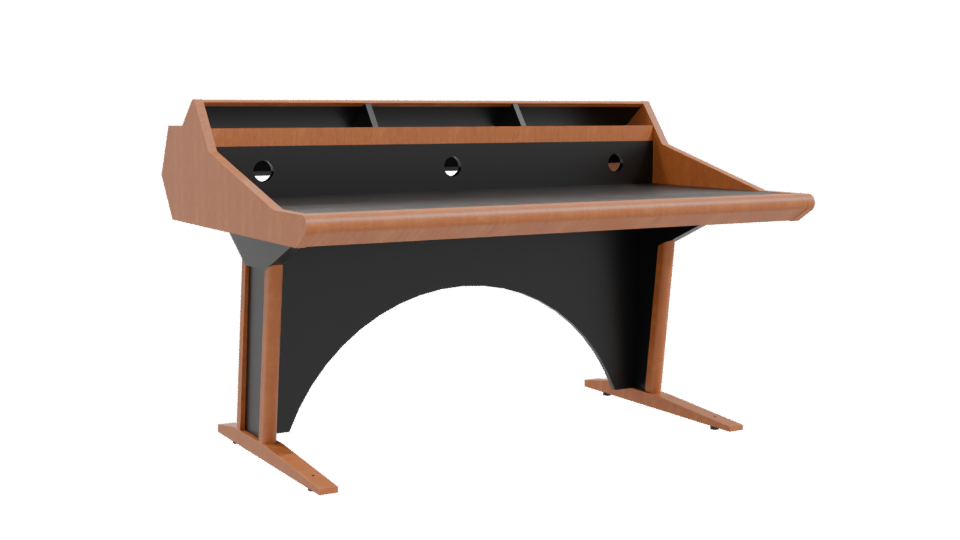 Stylish Office Desk 3D Model - Professional 3D Model Render 10