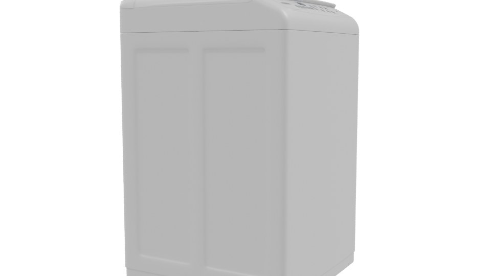 Top Loader Washing Machine 3D Model - Professional 3D Model Render 9