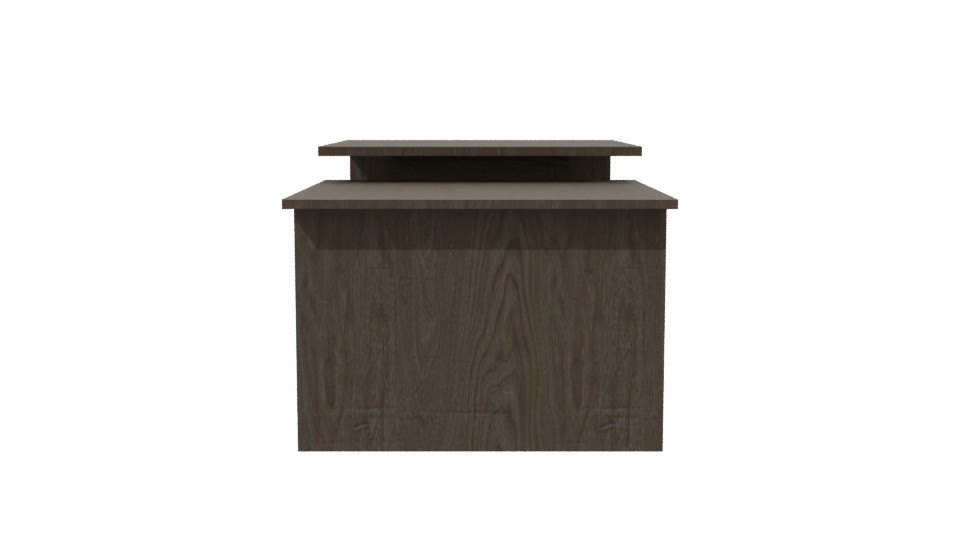 Contemporary Wooden Coffee Table 3D - Professional 3D Model Render 2