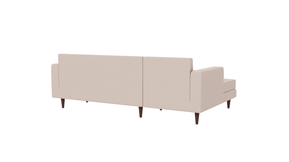 Contemporary L-Shaped Sofa 3D - Professional 3D Model Render 6