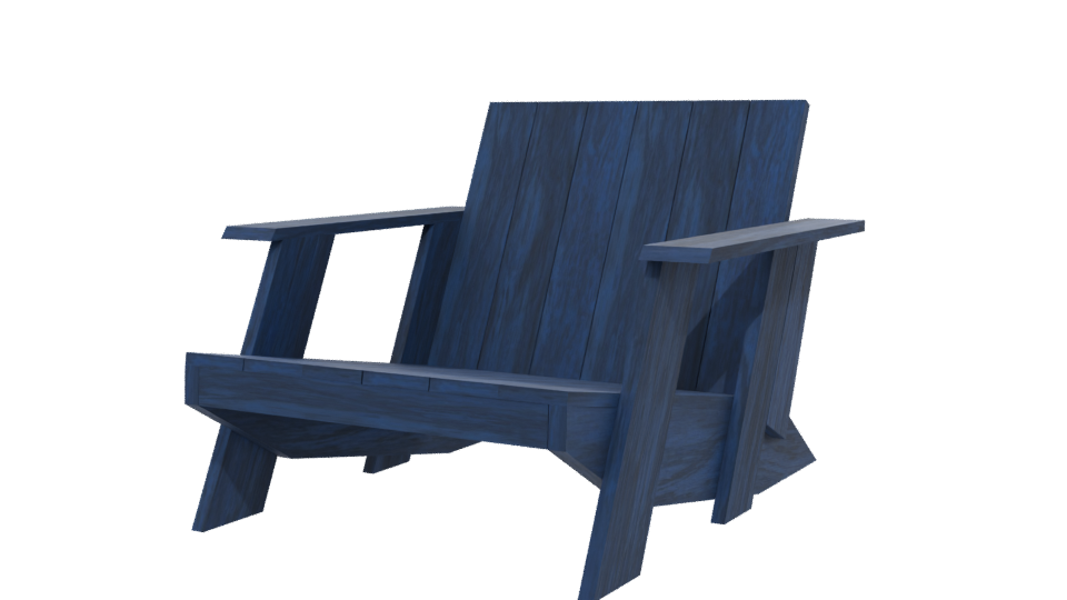 Stylish Outdoor Lounge Chair 3D - Professional 3D Model Render 12