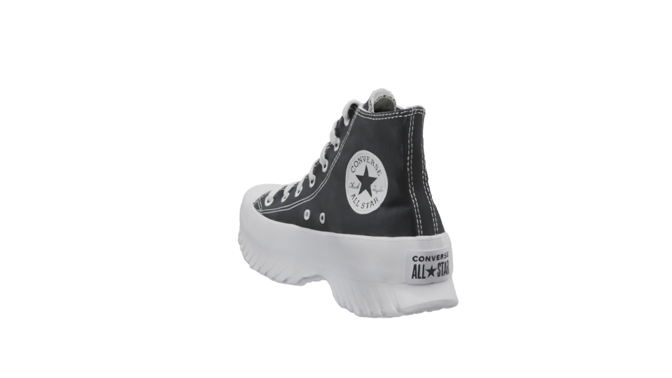 Stylish High-Top Sneakers 3D Model - Professional 3D Model Render 4