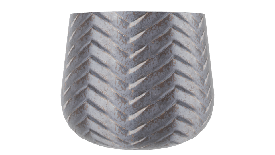 Stylized Ceramic Planter Model - Professional 3D Model Render 2