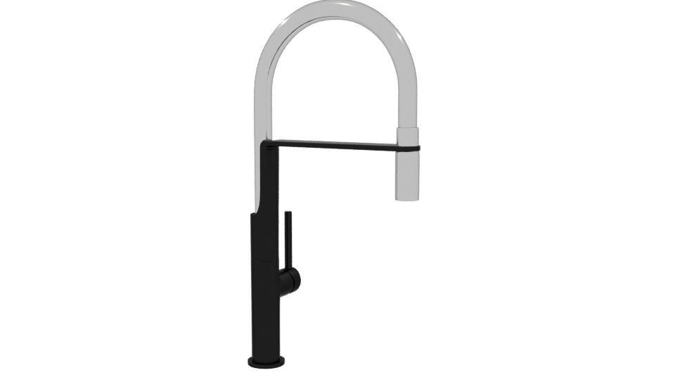 Stylish Modern Faucet 3D Model - Professional 3D Model Render 9